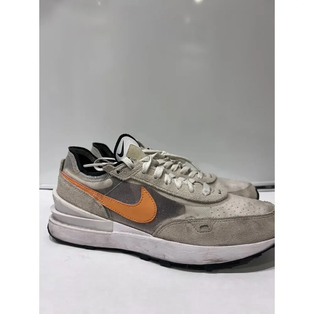 Nike Mens Waffle One DA7995-103 White Running Shoes Sneakers Size 9.5